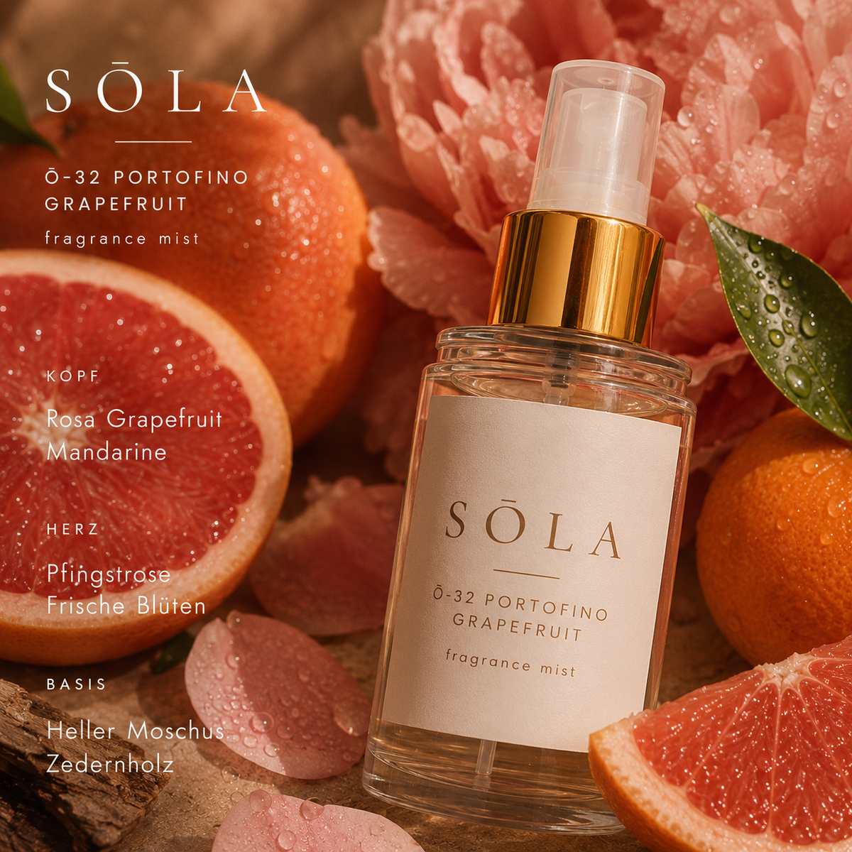 Portofino Grapefruit – SŌLA Fragrance Mist Body Spray